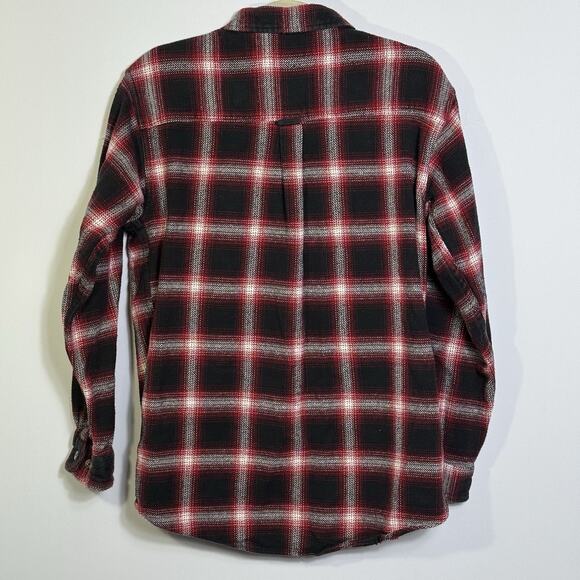 Field & Stream 1871 Men’s Flannel Shirt Medium M Red Black Plaid Blanket Flannel - Picture 7 of 10